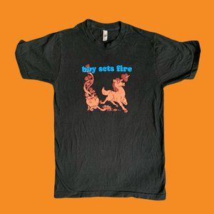 AMerican Apparel Boy sets Fire Tee